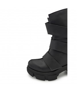 Bandage Boots In Black